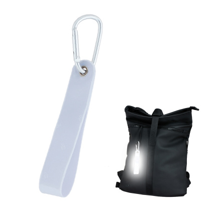 3M Reflektierender Anhänger mit Karabiner - weiß